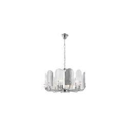 Подвесная люстра iLamp Dolce 15571-6 CR+MULT