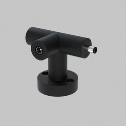 T-соединитель (1-IN, 2-OUT) IMEX Thin  Smart IL.0060.4008-BK