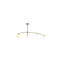 Люстра на штанге Freya Hanger FR5443CL-04BS