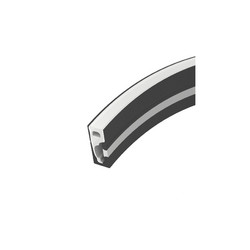 Силиконовый профиль Arlight WPH-FLEX-0616-SIDE-S9-5m BLACK 045788