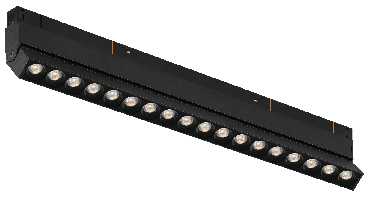 Трековый магнитный светильник iLedex Vision SMART 4822-003-L350-18W-38DG-BK