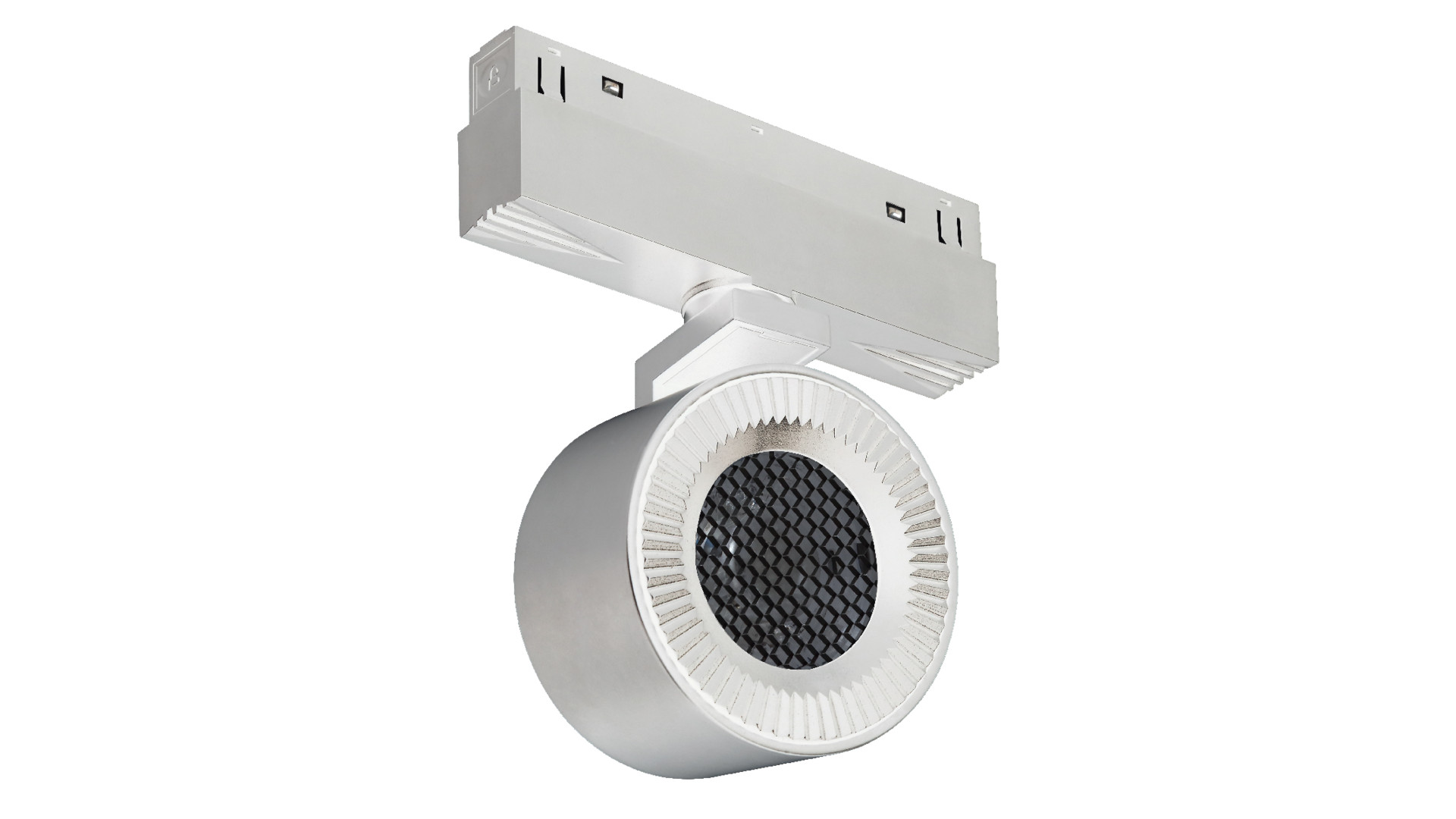 Трековый магнитный светильник iLedex Vision 4822-010-D82-12W-38DG-4000K WH (WALL WASHER)