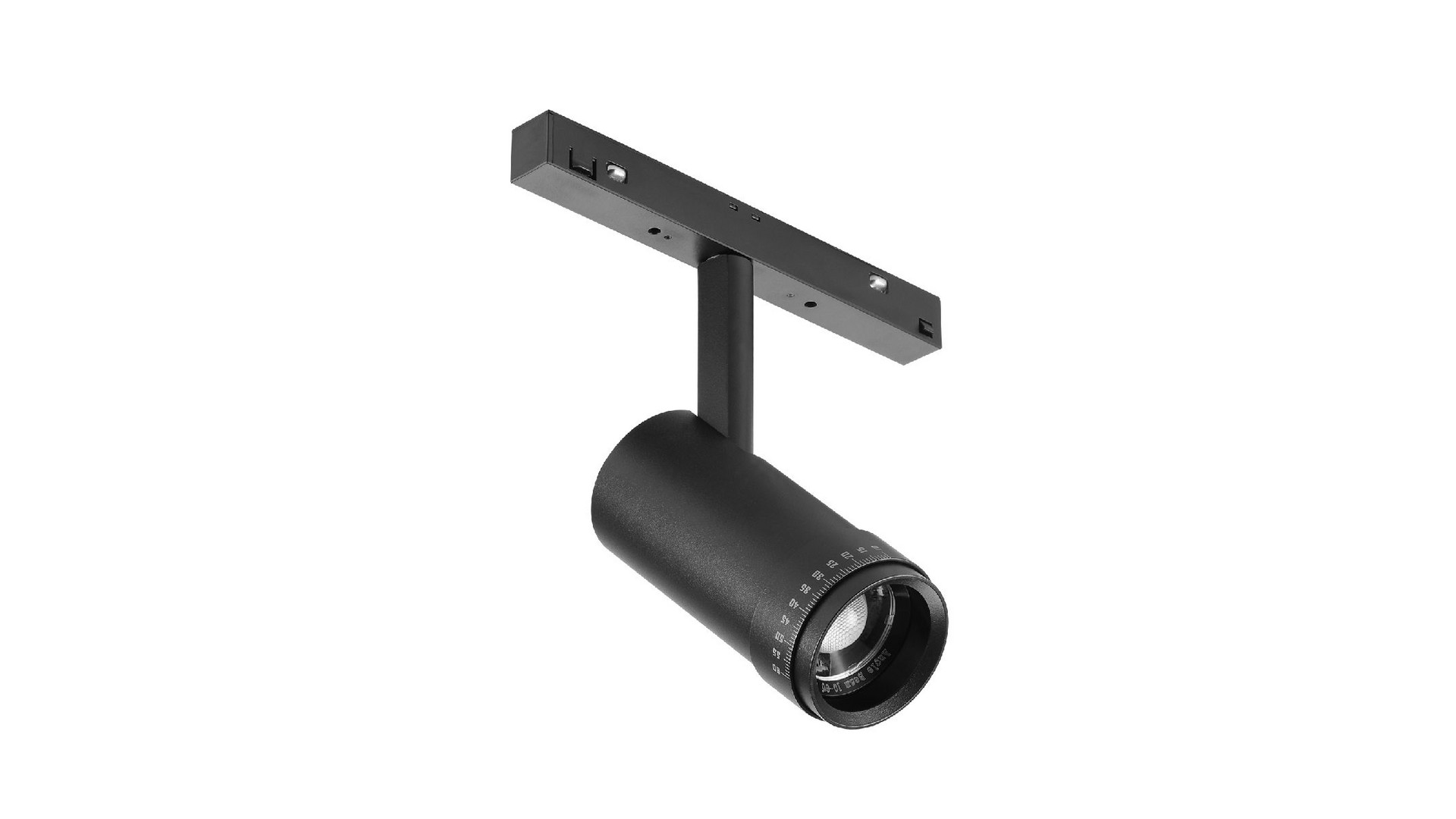 Трековый магнитный светильник iLedex Vision ZOOM 4822-020-D47-10W-10/60DG-4000K-BK