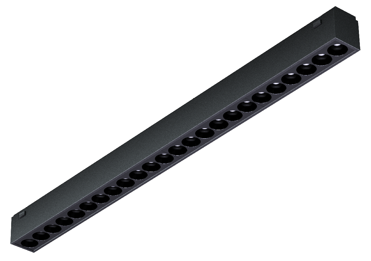 Трековый магнитный светильник iLedex Vision 4825-039-L389-24W-36DG-3000K-BK