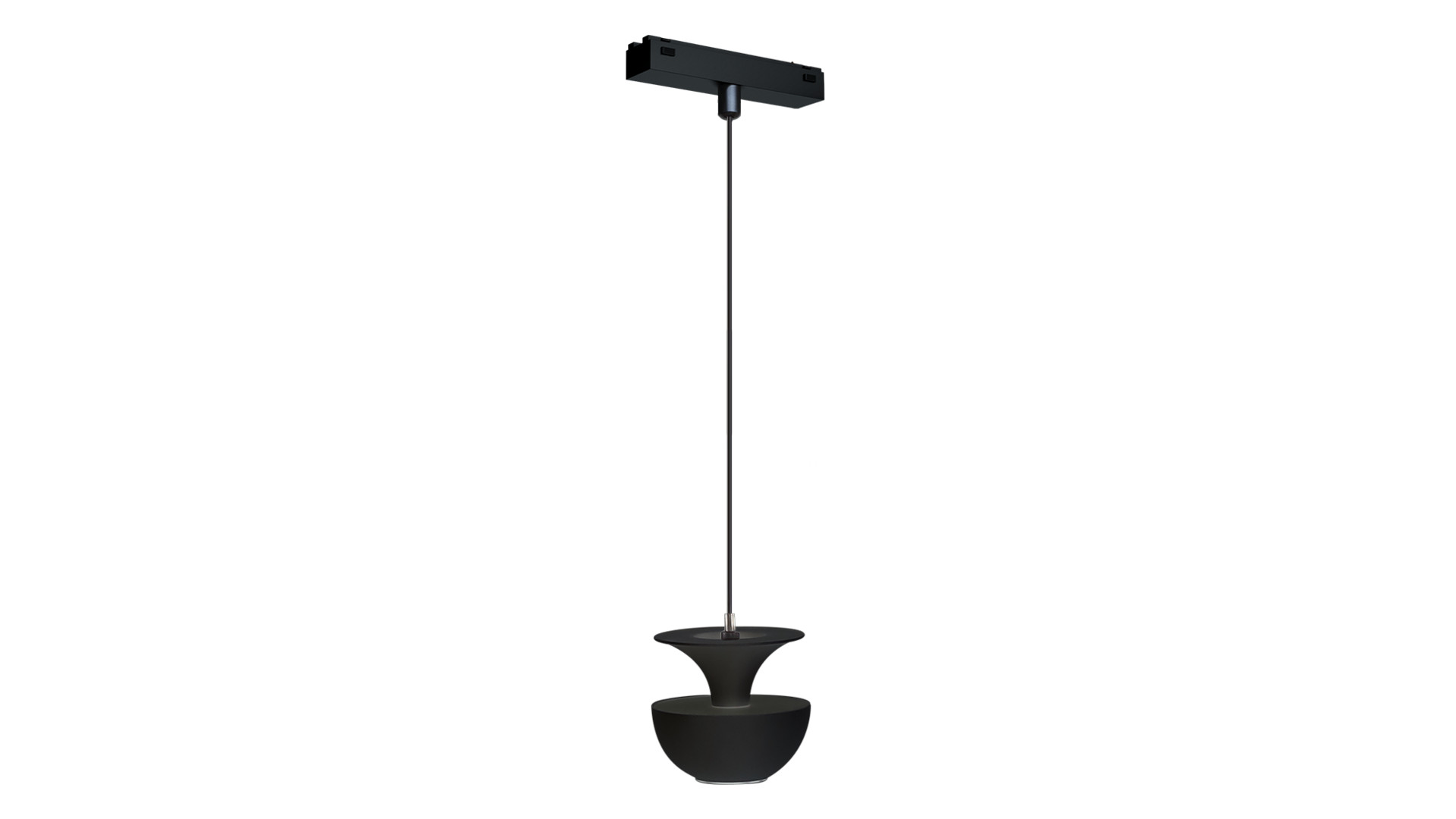 Трековый магнитный светильник iLedex Vision 4825-044-D80-6W-38DG-3000K-BK