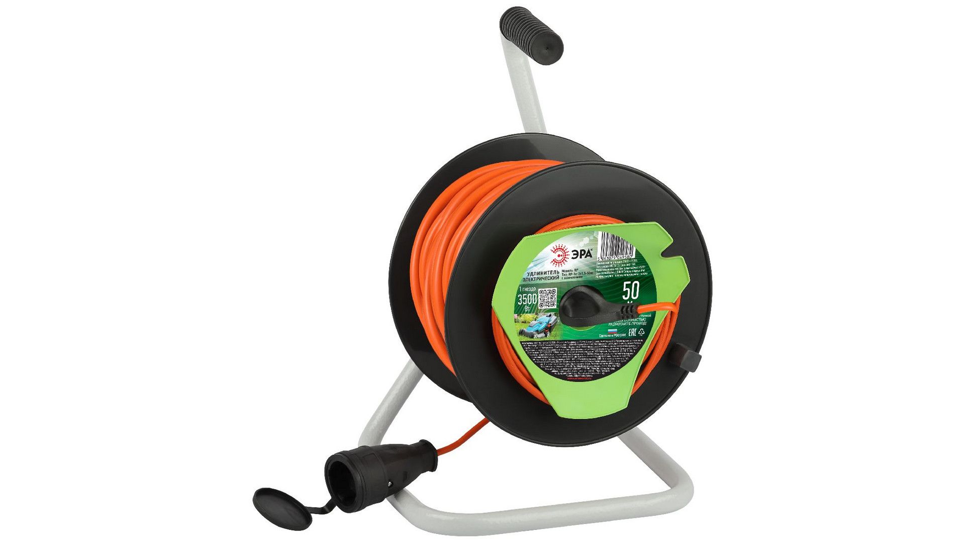 Удлинитель силовой Эра RP-1e-3x1.5-50m Б0059778