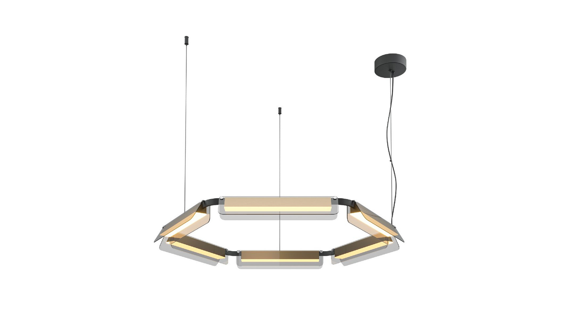 Подвесная люстра Maytoni Flat MOD296PL-L60BS3K