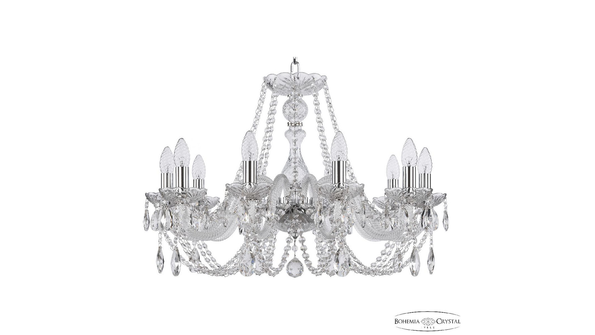 Подвесная люстра Bohemia Ivele Crystal 101/10/240 Ni