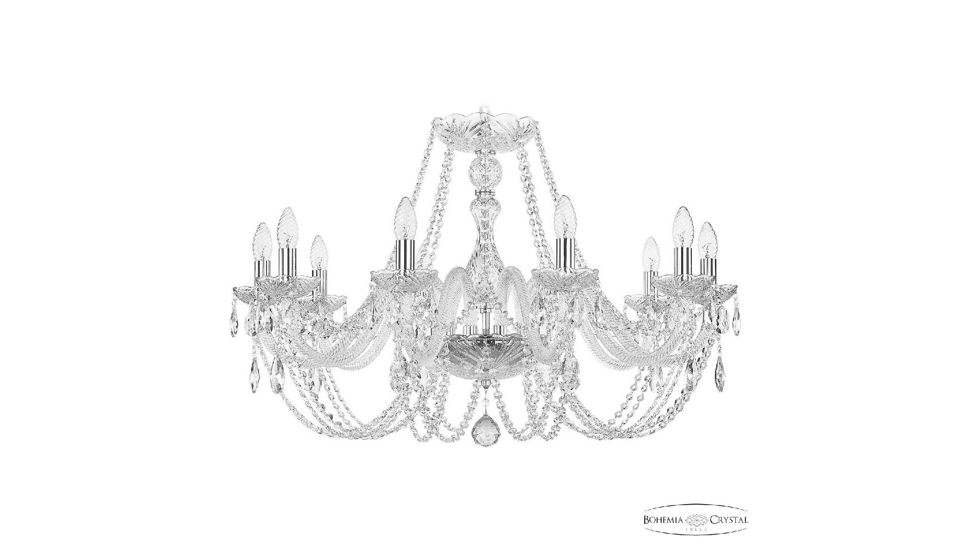 Подвесная люстра Bohemia Ivele Crystal 101/10/300 Ni