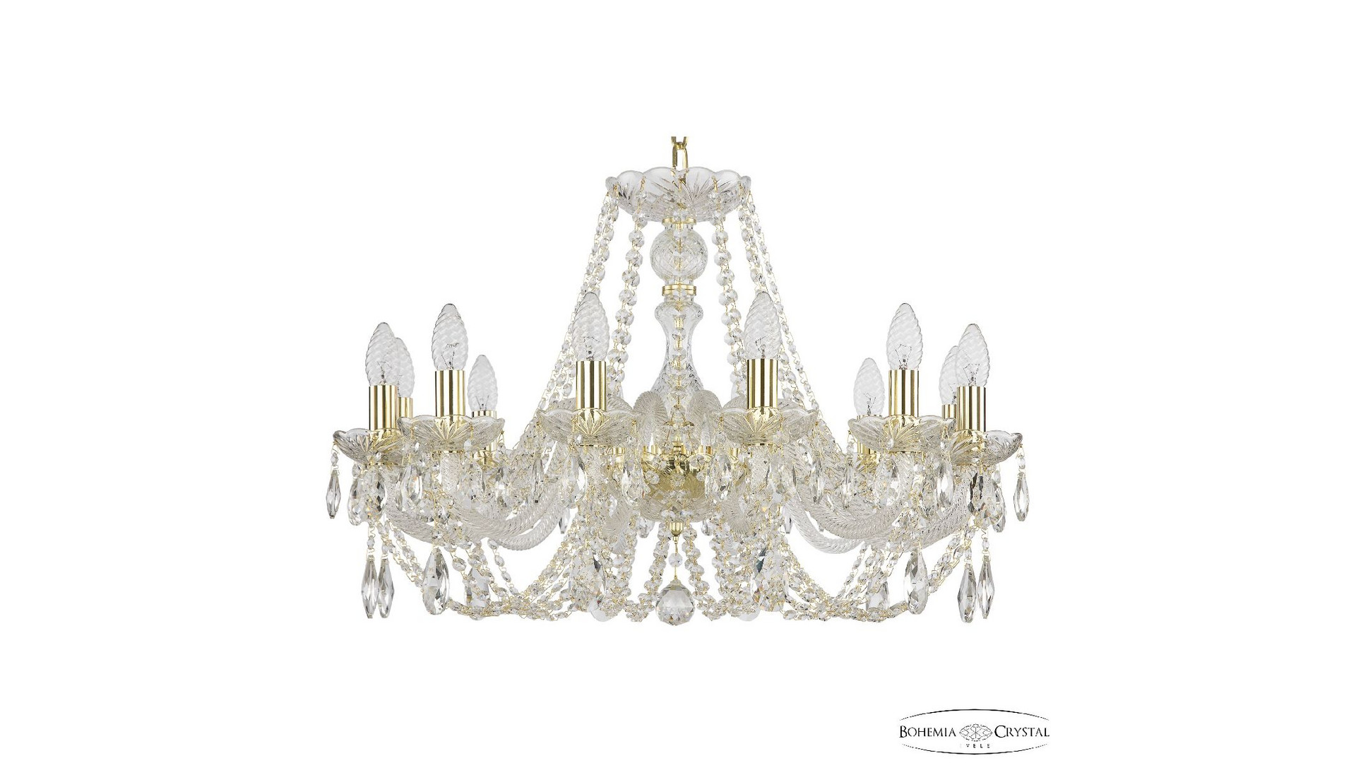 Подвесная люстра Bohemia Ivele Crystal 101/12/240 G