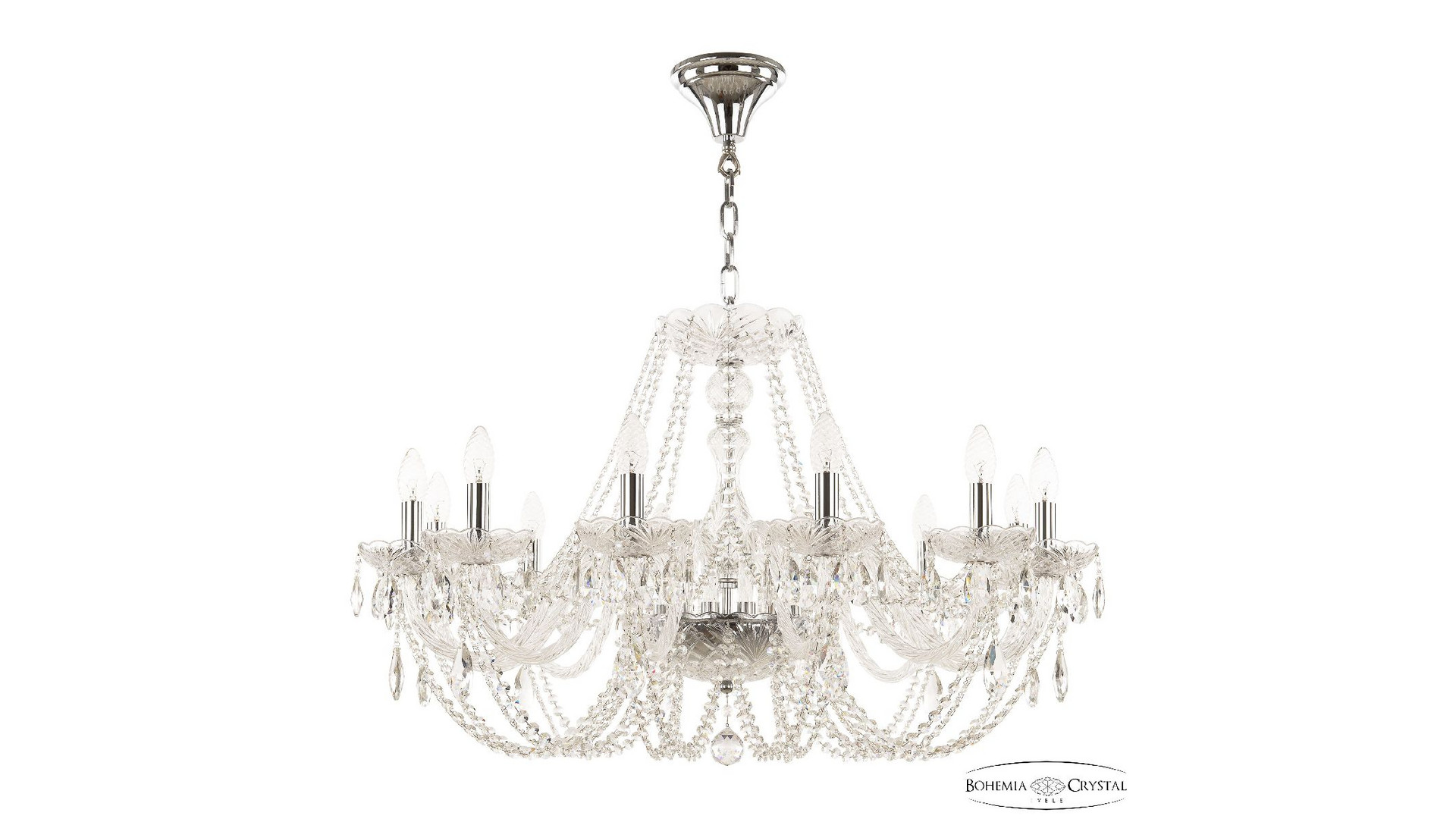 Подвесная люстра Bohemia Ivele Crystal 101/12/300 Ni