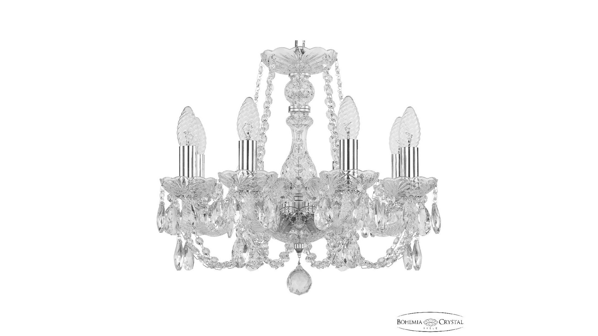 Подвесная люстра Bohemia Ivele Crystal 101/8/141 Ni