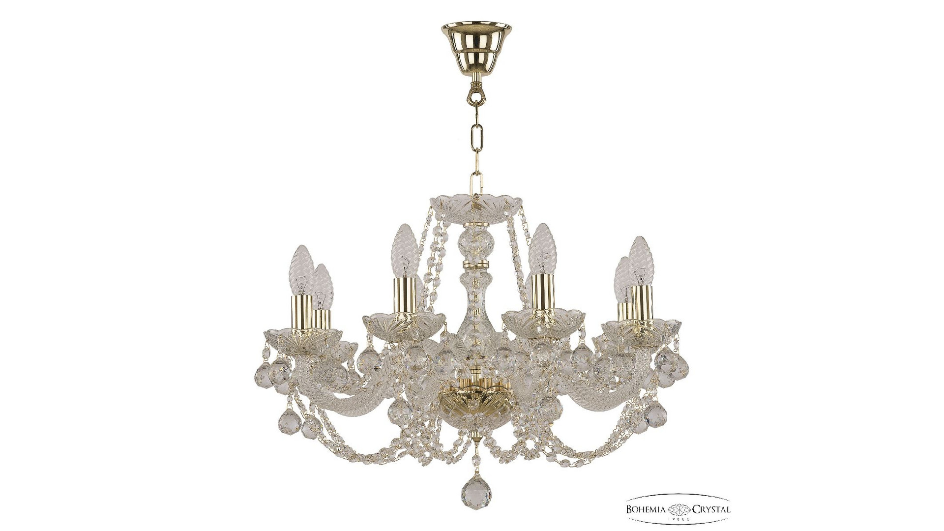 Подвесная люстра Bohemia Ivele Crystal 101/8/195 G Balls