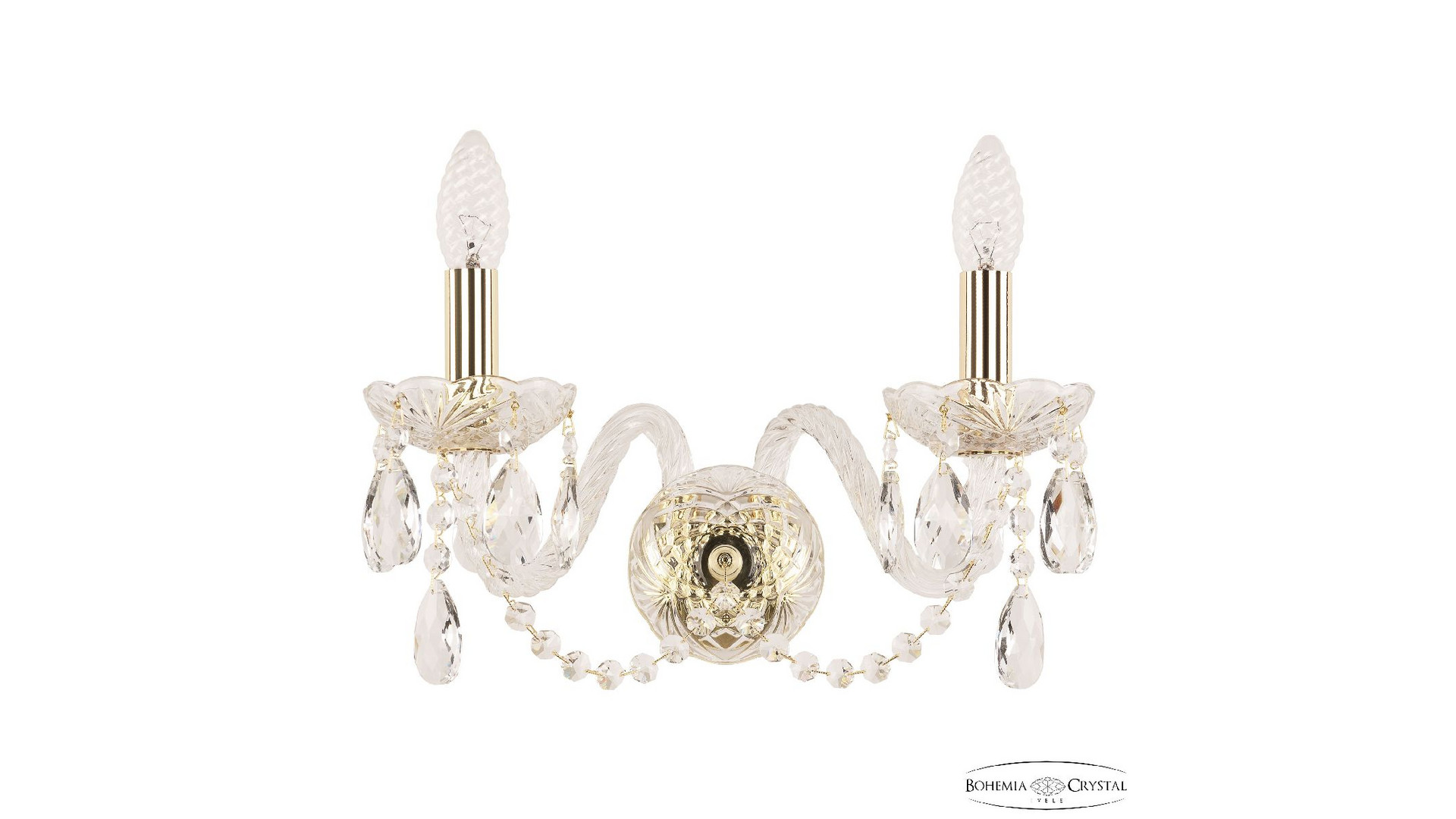 Бра Bohemia Ivele Crystal 101B/2/165 G