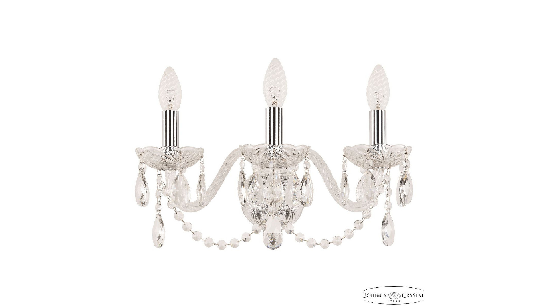 Бра Bohemia Ivele Crystal 101B/3/165 Ni