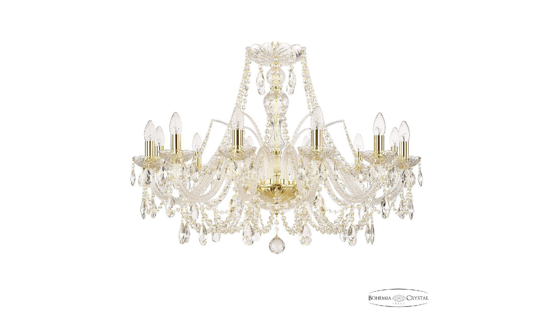 Подвесная люстра Bohemia Ivele Crystal 105/12/300 G
