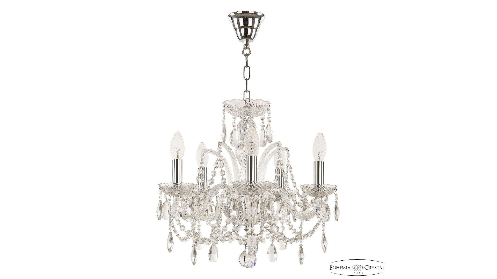 Подвесная люстра Bohemia Ivele Crystal 105/5/141 Ni