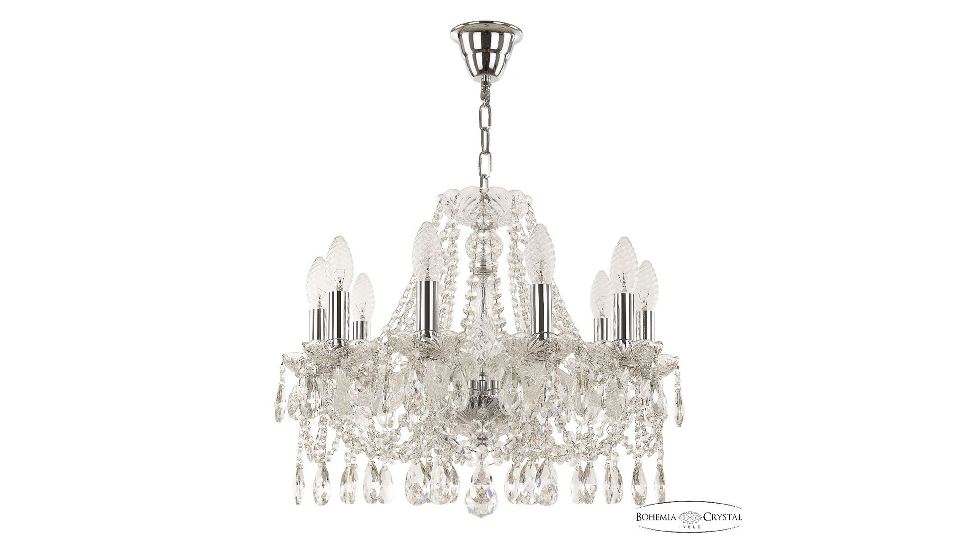 Подвесная люстра Bohemia Ivele Crystal 107/10/165 Ni