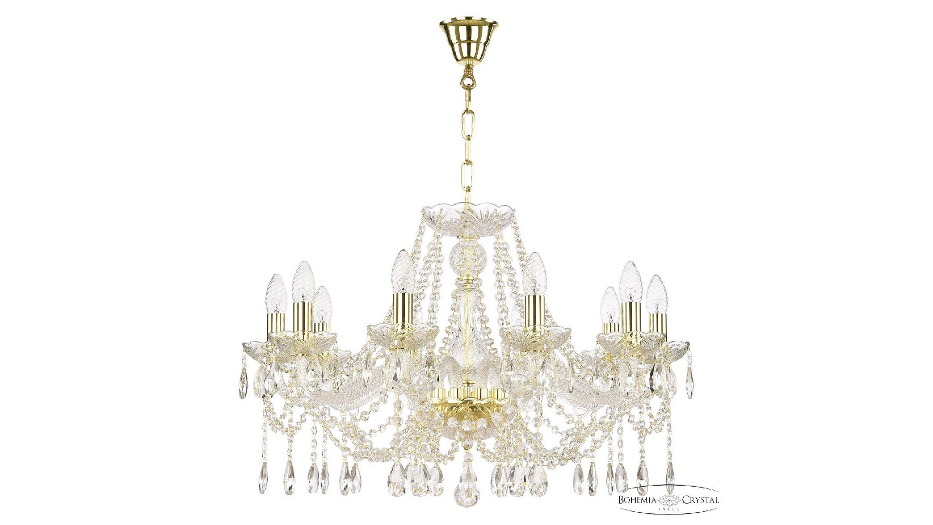 Подвесная люстра Bohemia Ivele Crystal 107/10/240 G