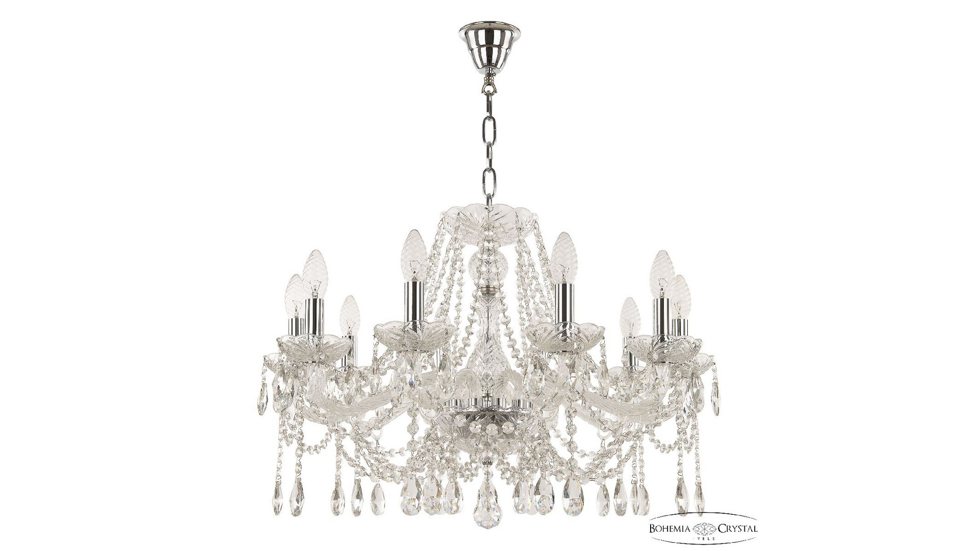 Подвесная люстра Bohemia Ivele Crystal 107/10/240 Ni