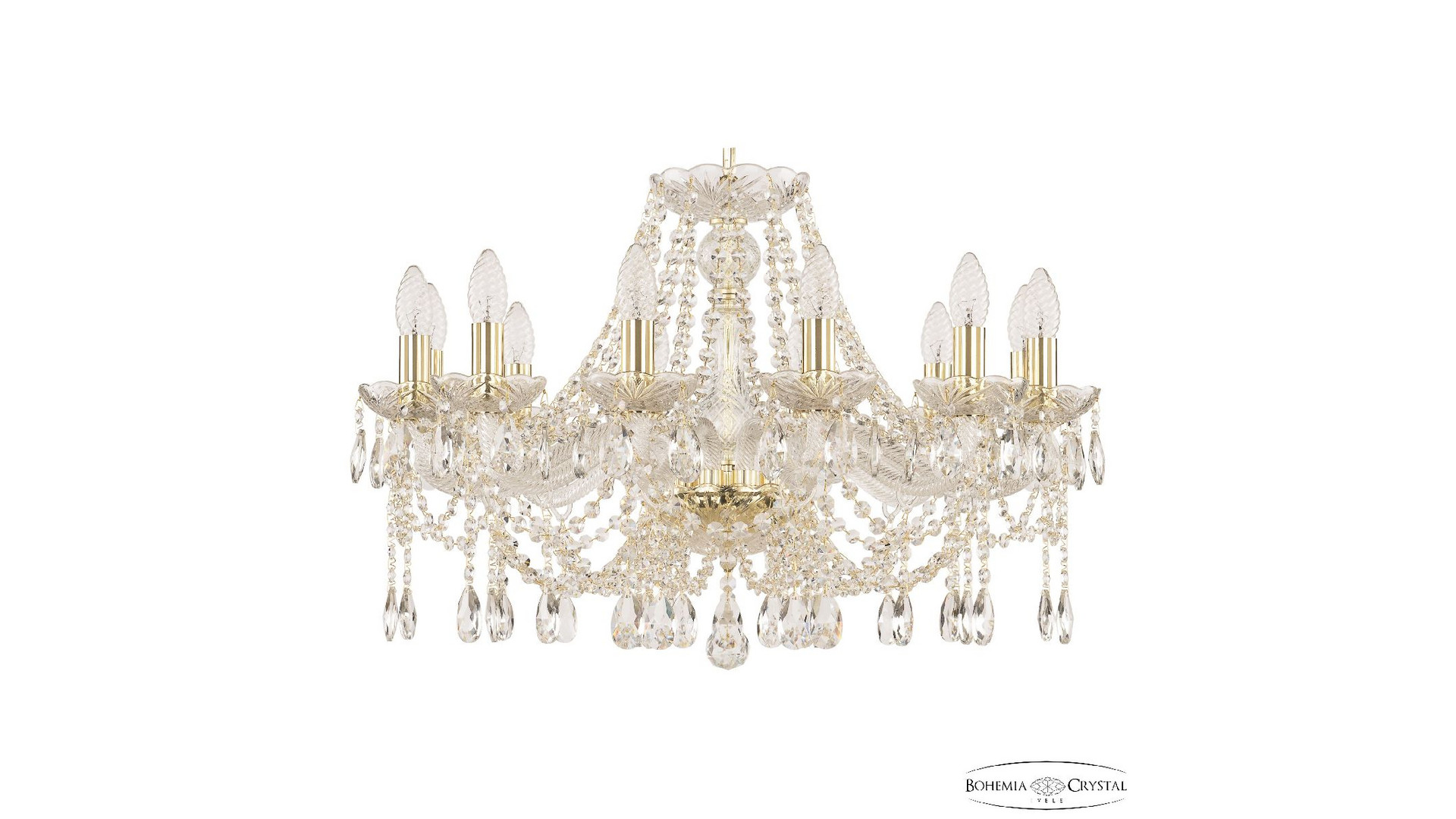 Подвесная люстра Bohemia Ivele Crystal 107/12/240 G