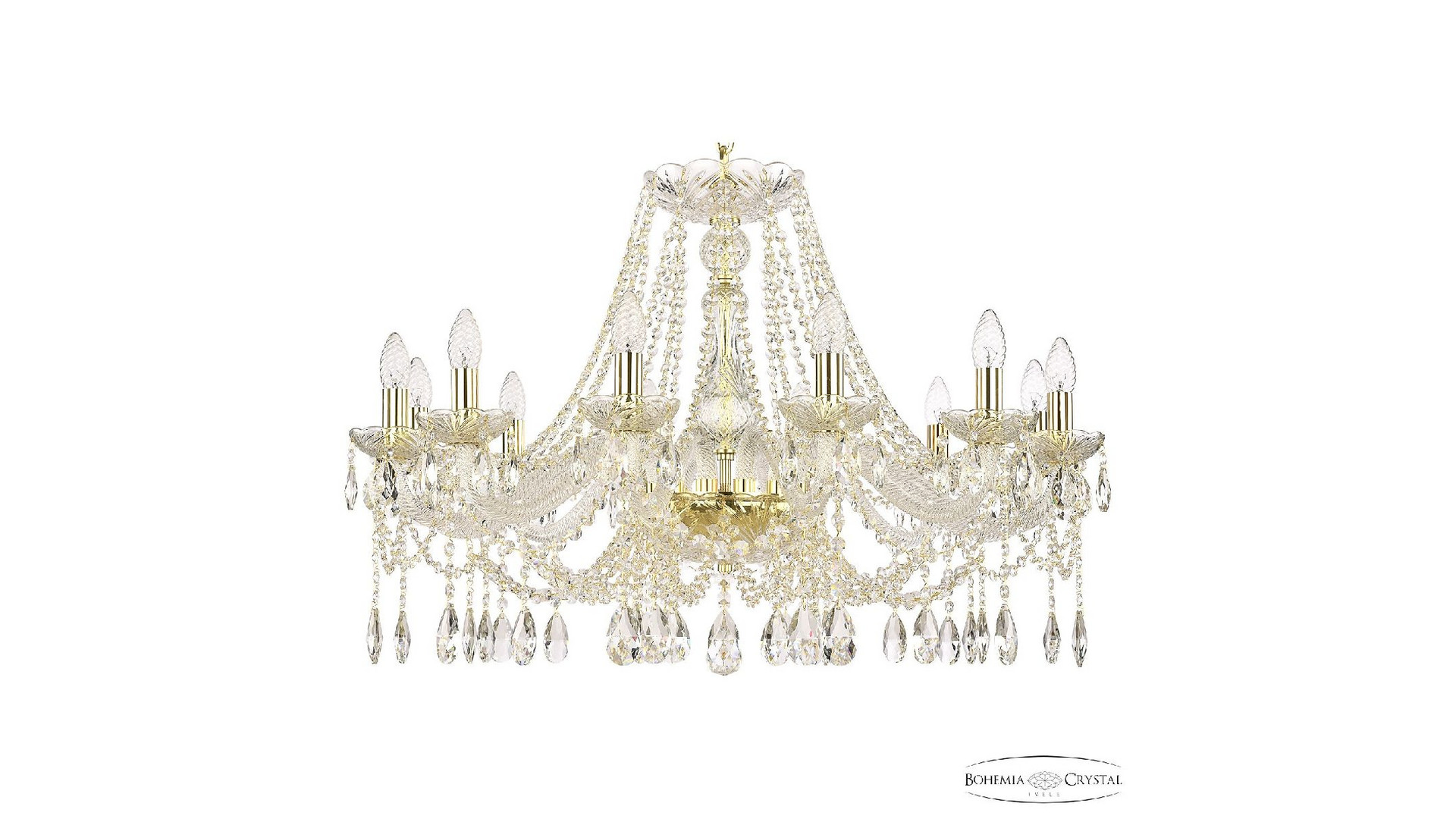 Подвесная люстра Bohemia Ivele Crystal 107/12/300 G