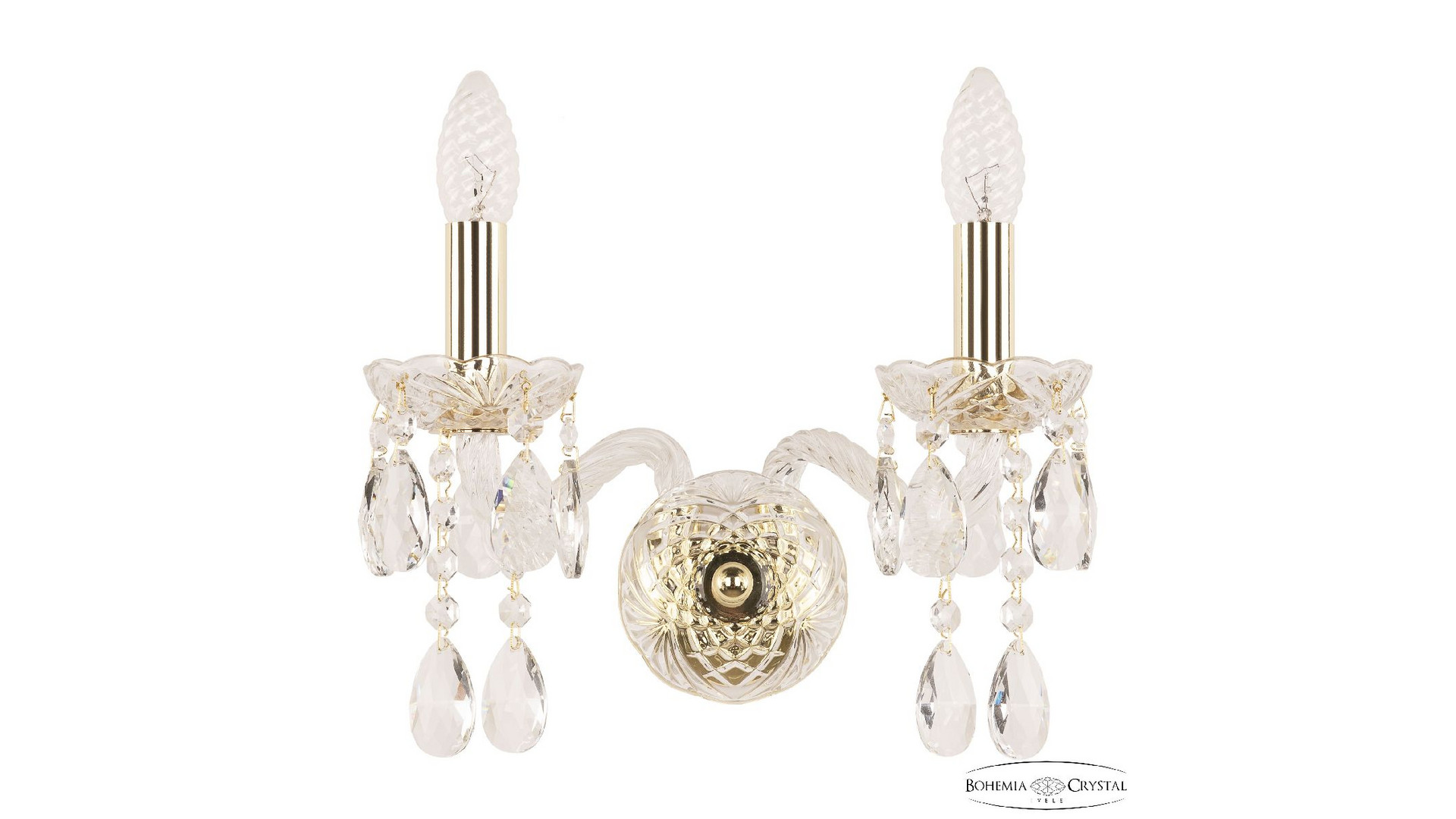 Бра Bohemia Ivele Crystal 107B/2/141 G