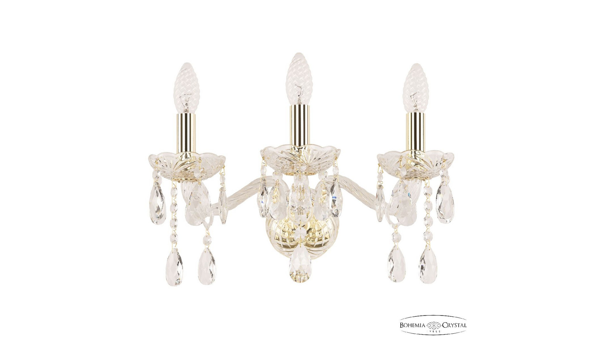 Бра Bohemia Ivele Crystal 107B/3/165 G