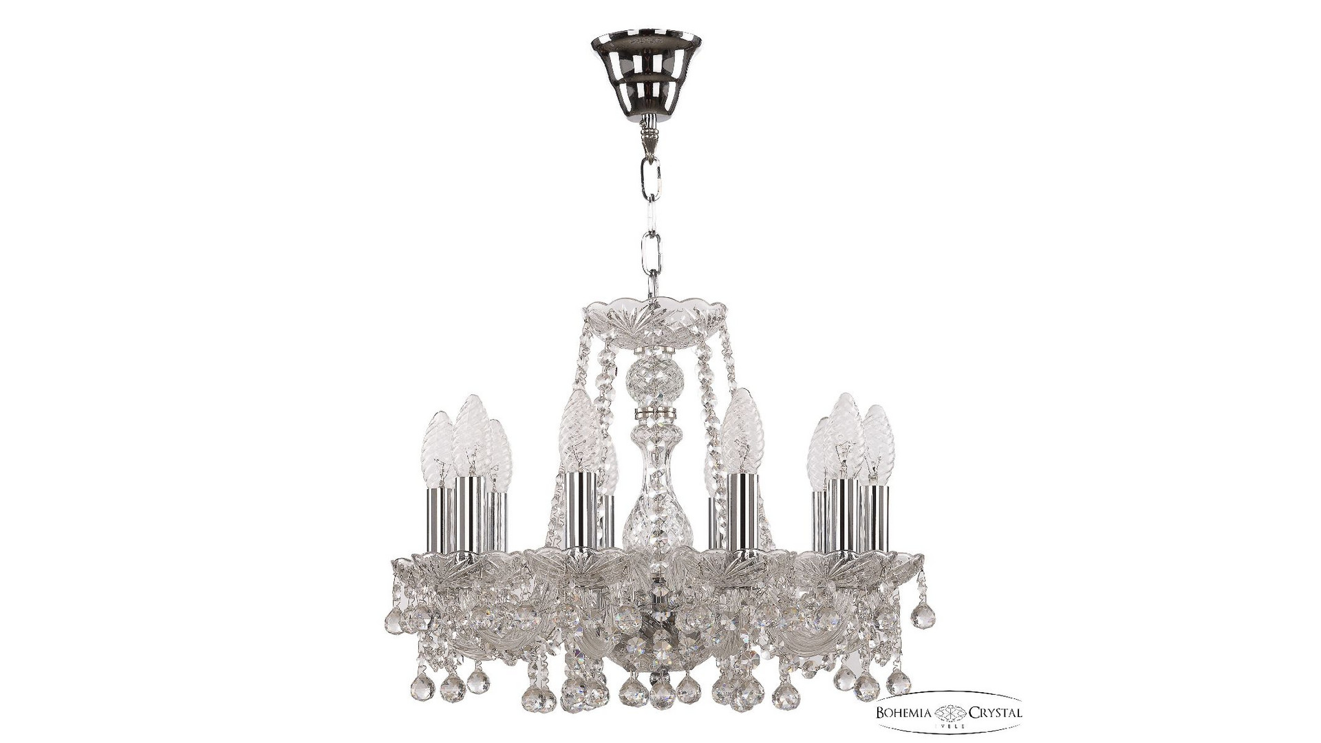 Подвесная люстра Bohemia Ivele Crystal 108/10/141 Ni