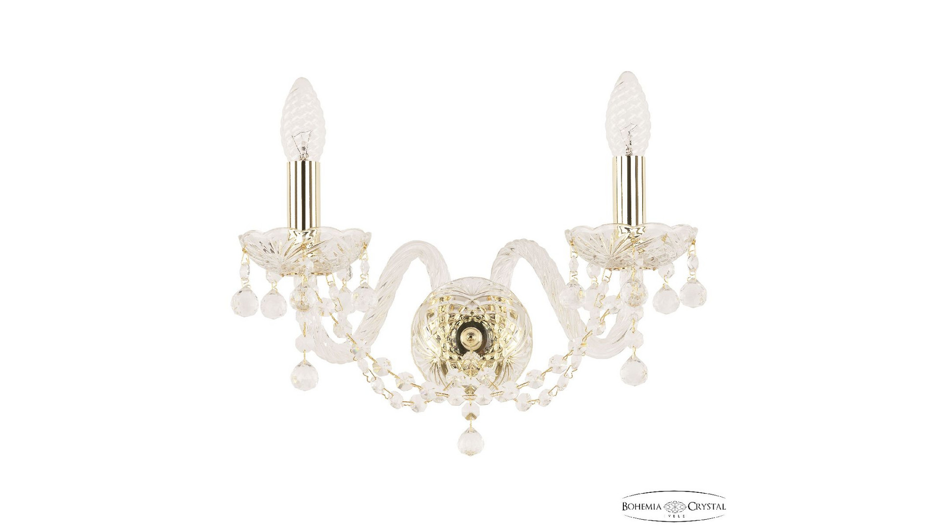 Бра Bohemia Ivele Crystal 108B/2/165 G