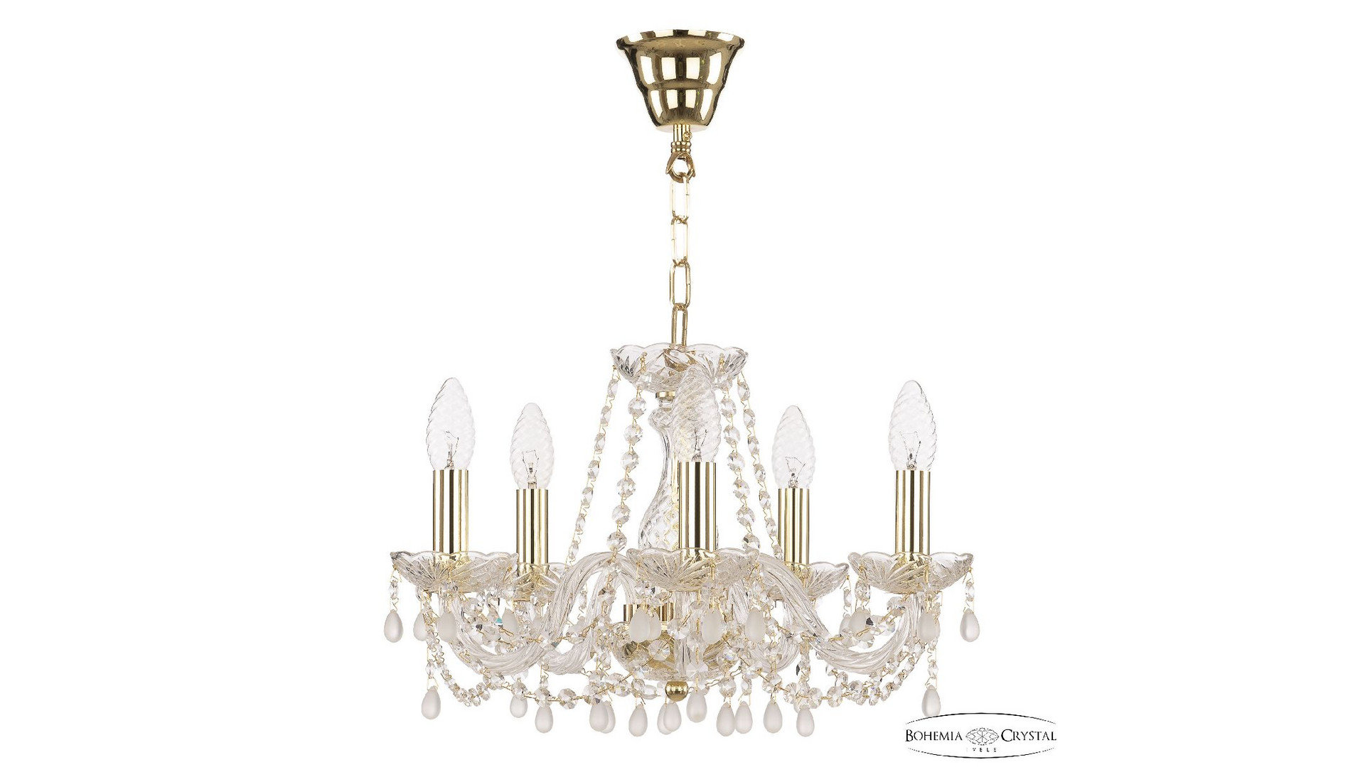 Подвесная люстра Bohemia Ivele Crystal 112/5/141 G V0300