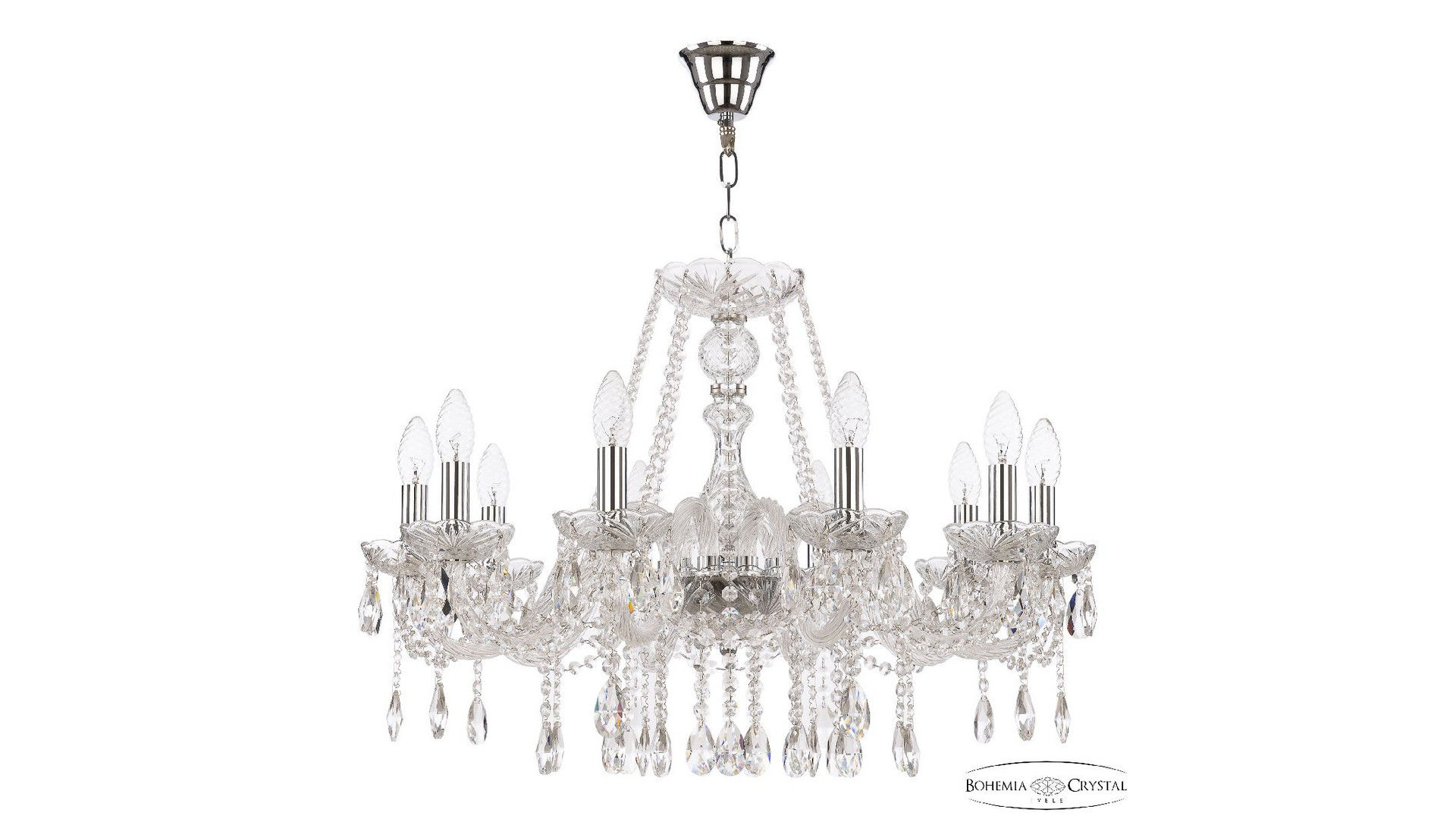 Подвесная люстра Bohemia Ivele Crystal 116/10/240 Ni