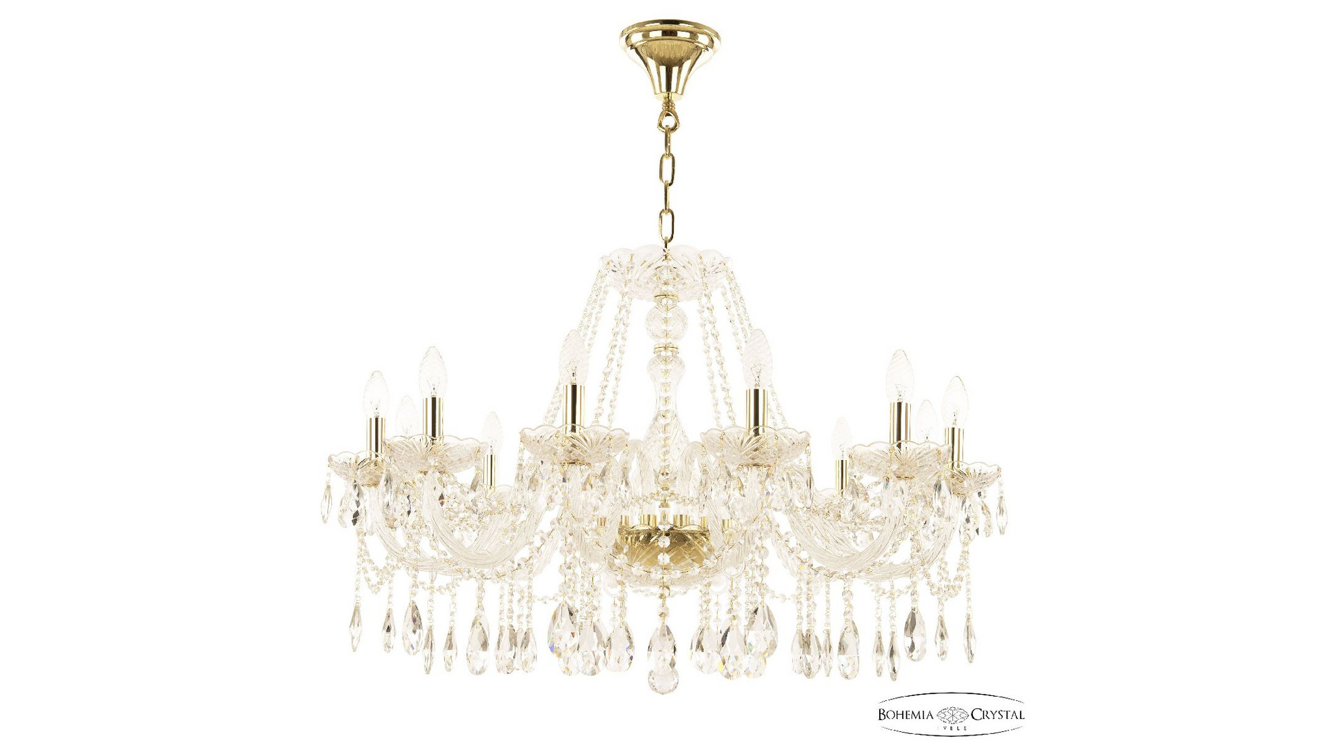 Подвесная люстра Bohemia Ivele Crystal 116/12/300 G