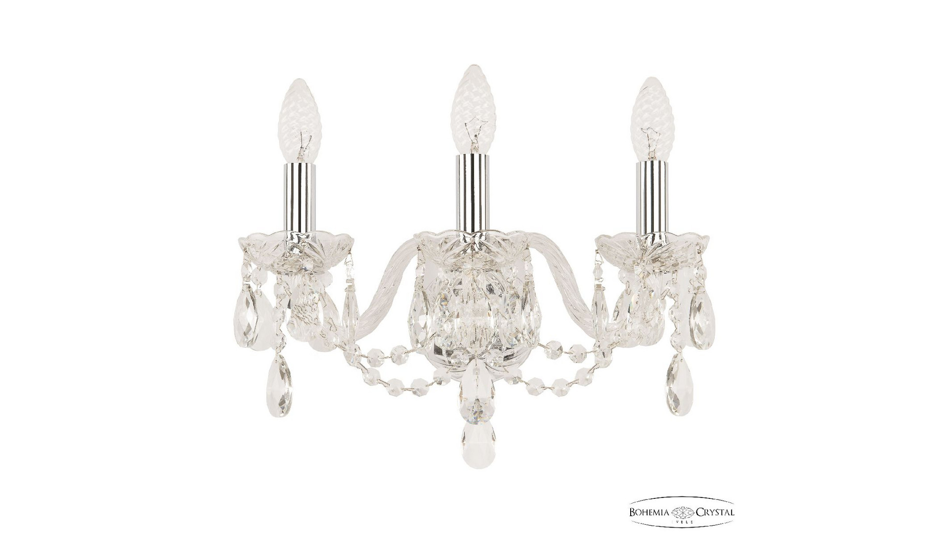Бра Bohemia Ivele Crystal 116B/3/141 Ni