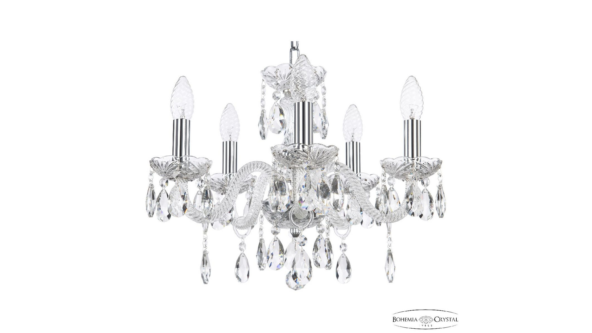 Подвесная люстра Bohemia Ivele Crystal 117/5/141 Ni