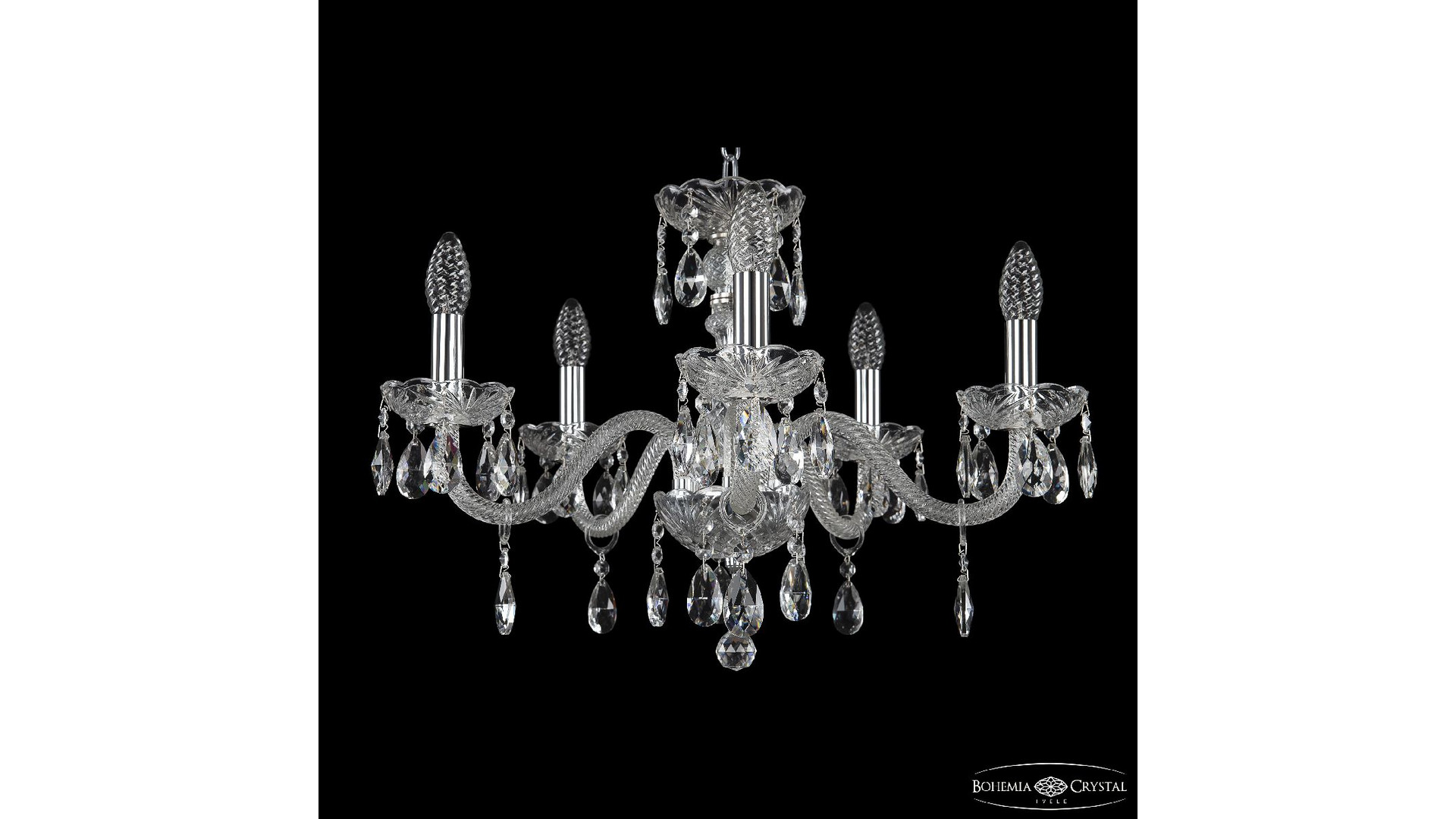 Подвесная люстра Bohemia Ivele Crystal 117/5/195 Ni