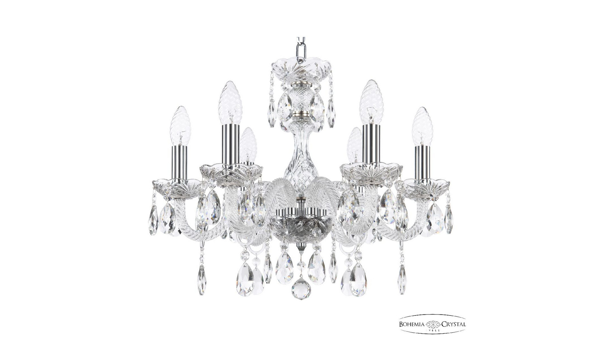Подвесная люстра Bohemia Ivele Crystal 117/6/165 Ni