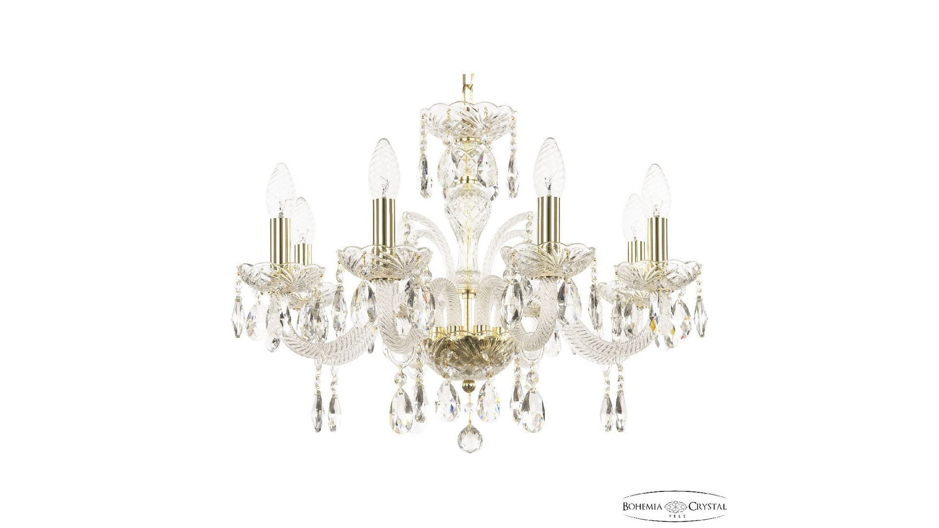 Подвесная люстра Bohemia Ivele Crystal 118/8/195 G
