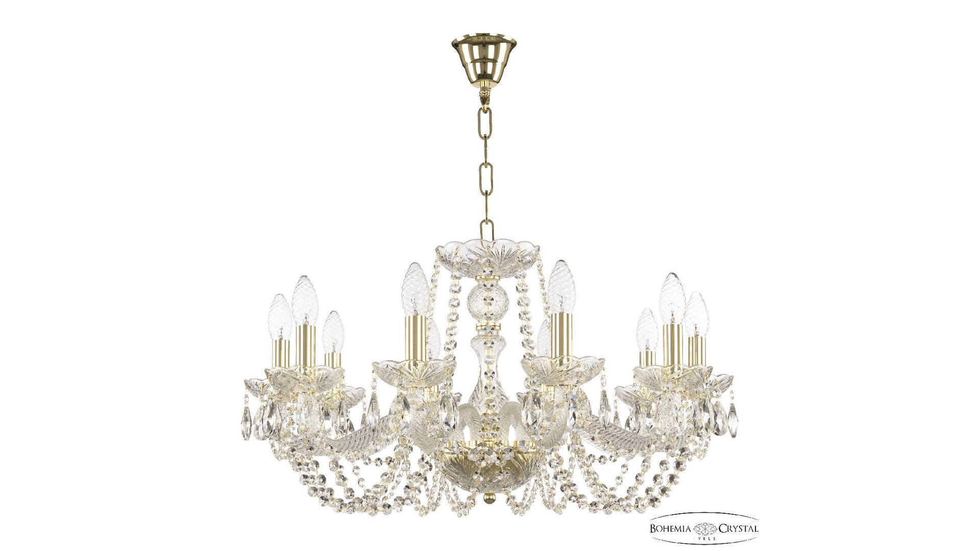 Подвесная люстра Bohemia Ivele Crystal 119/10/240 G