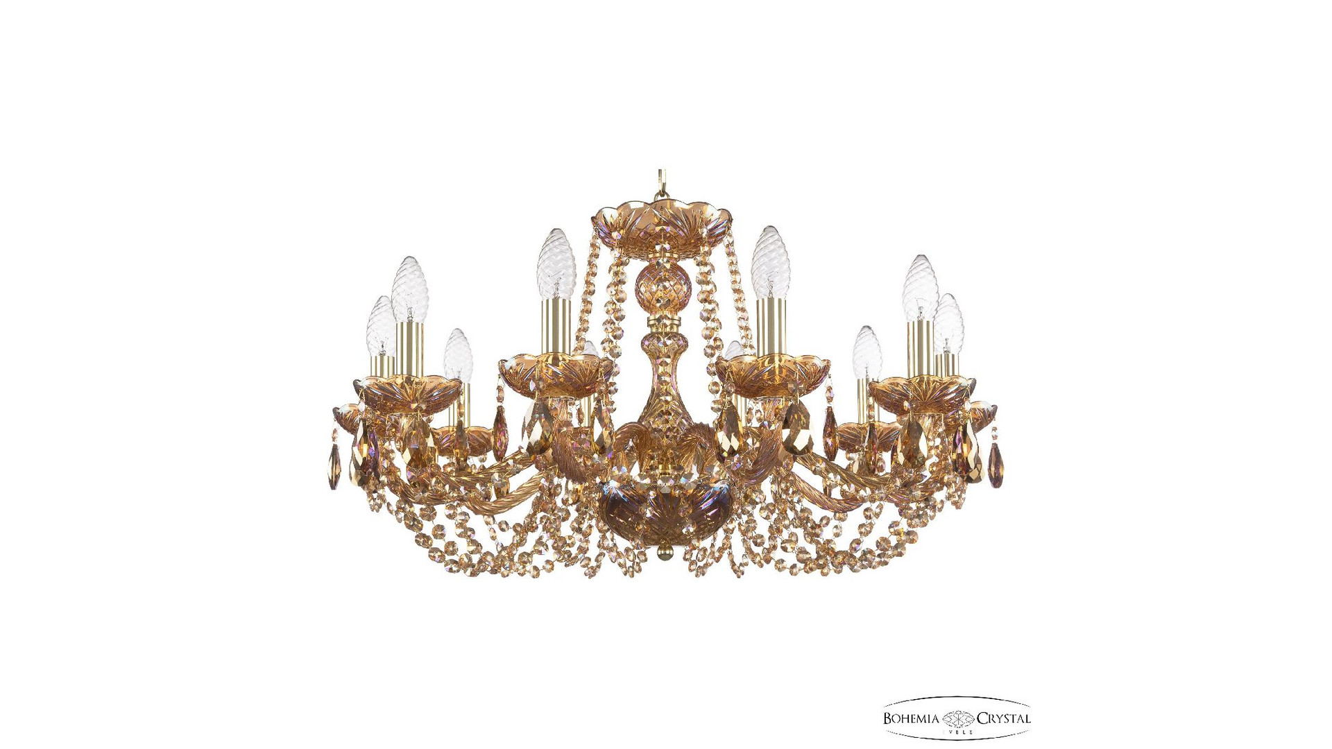 Подвесная люстра Bohemia Ivele Crystal 119/10/240 G M777