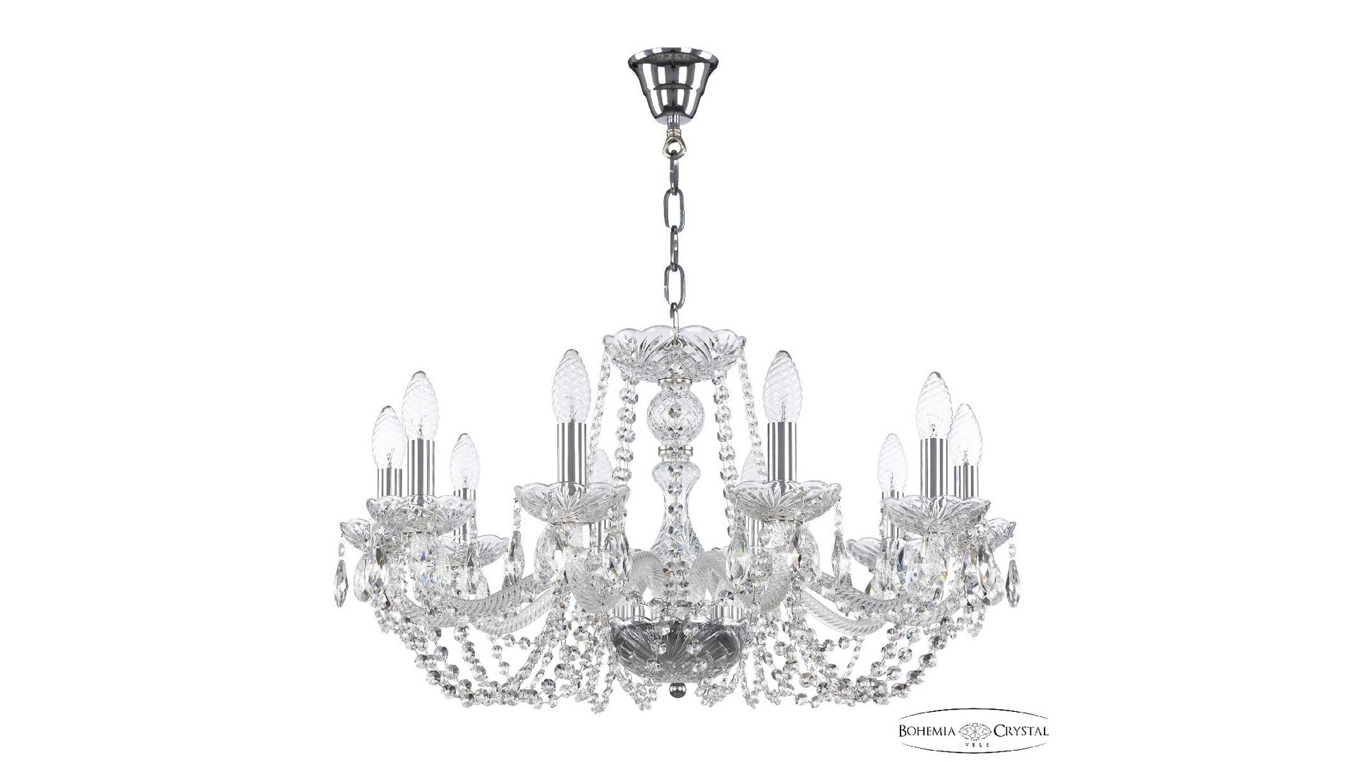 Подвесная люстра Bohemia Ivele Crystal 119/10/240 Ni