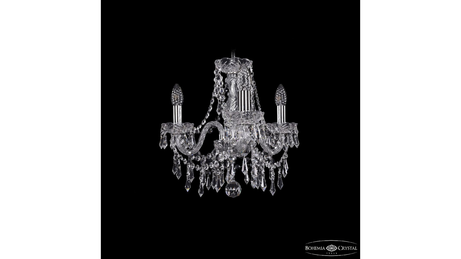 Подвесная люстра Bohemia Ivele Crystal 1403/3/141 Ni