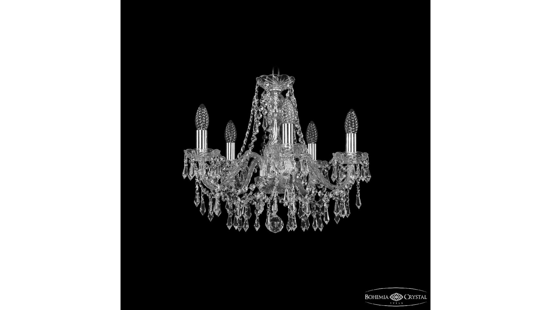 Подвесная люстра Bohemia Ivele Crystal 1403/5/160 Ni