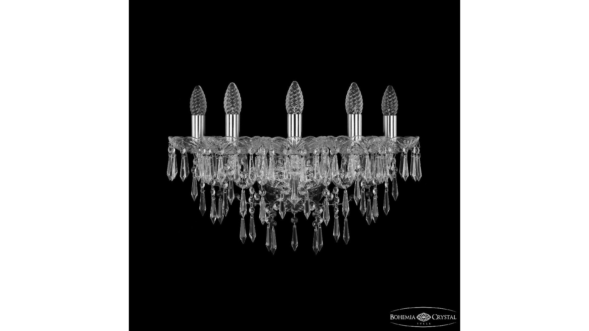 Бра Bohemia Ivele Crystal 1403B/5/160/XL Ni