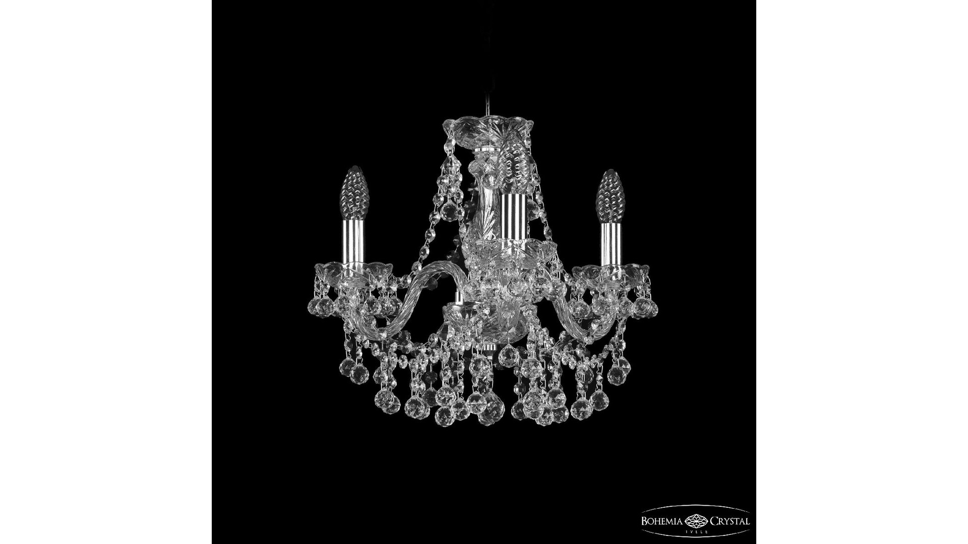 Подвесная люстра Bohemia Ivele Crystal 1409/3/141 Ni