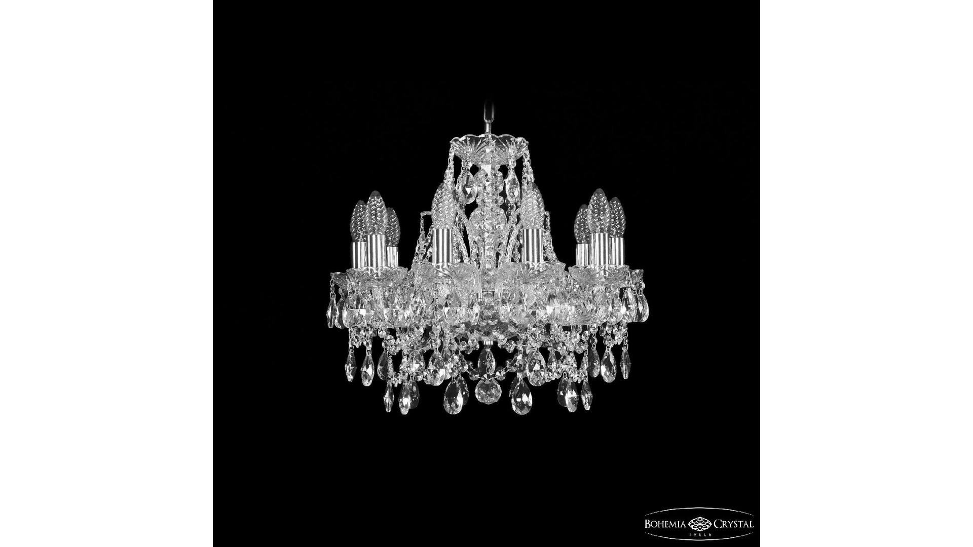Подвесная люстра Bohemia Ivele Crystal 1411/10/141 Ni