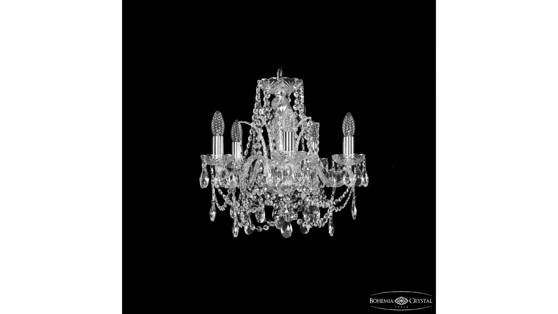 Подвесная люстра Bohemia Ivele Crystal 1411/5/141 Ni