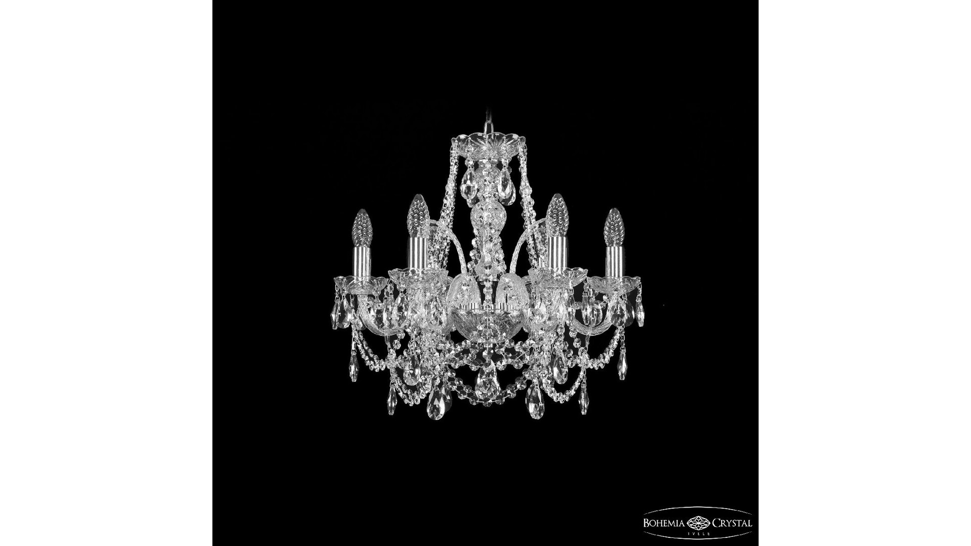 Подвесная люстра Bohemia Ivele Crystal 1411/6/160 Ni