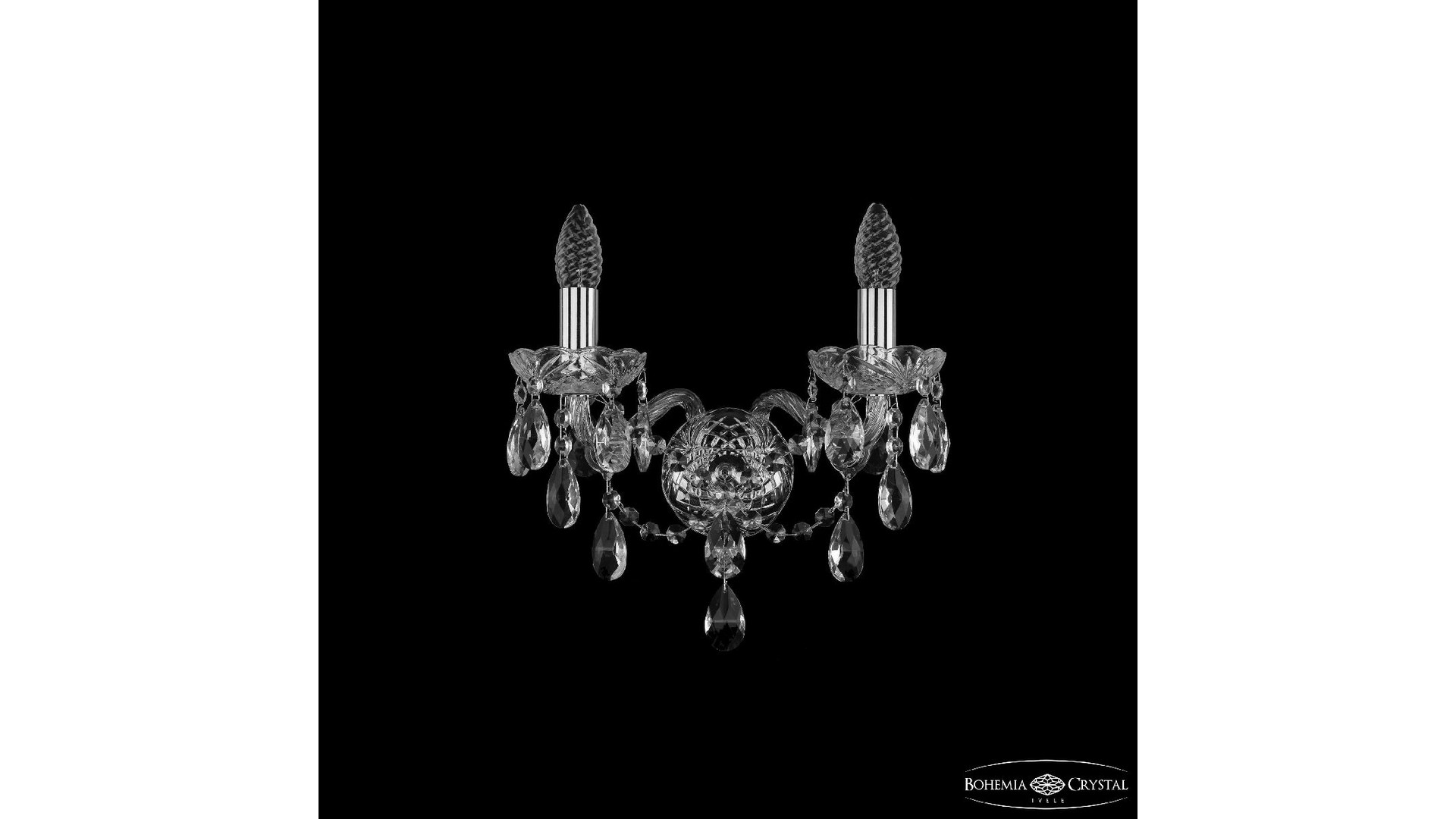 Бра Bohemia Ivele Crystal 1415B/2/141 Ni