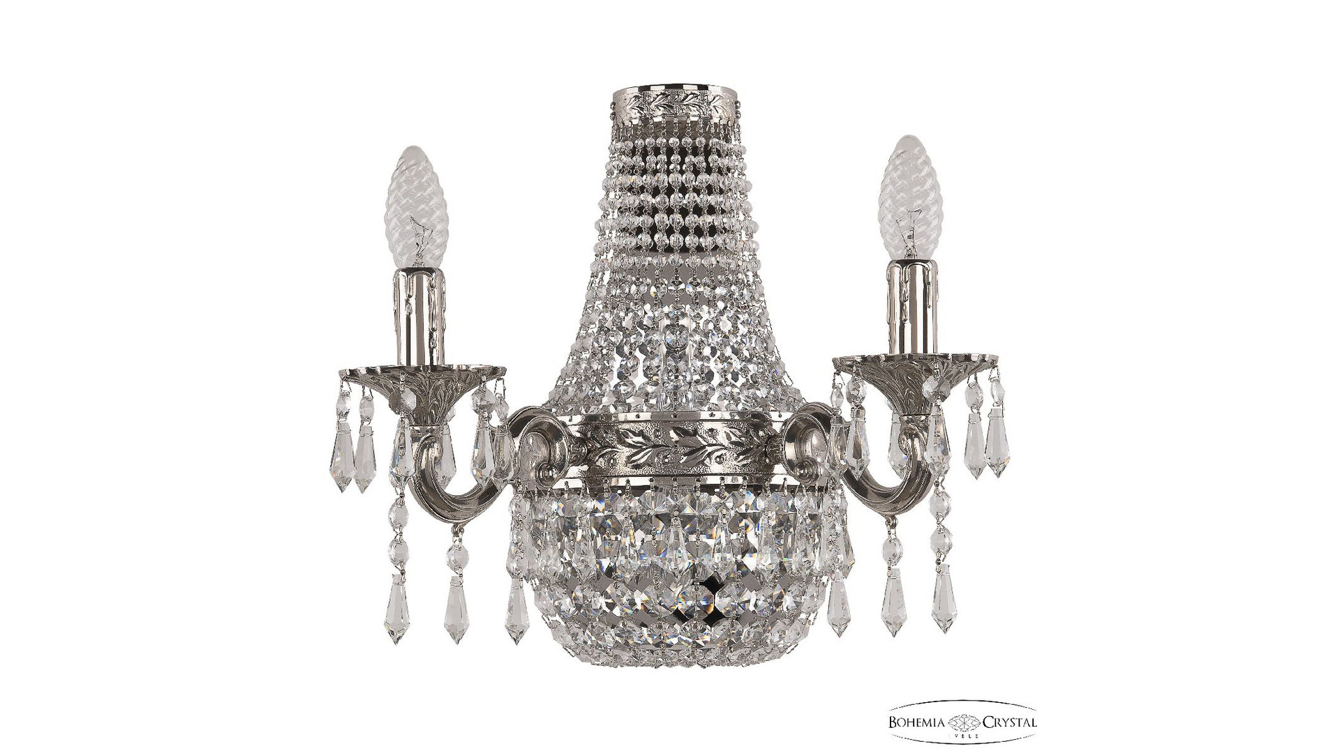 Бра Bohemia Ivele Crystal 2201H201B/2/35IV Ni